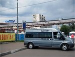 Бесплатный автобус Genser в пункт аренды автомобилей АрендаАвто-грг на ул.Добролюбова