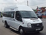 Бесплатный автобус Genser в пункт аренды автомобилей АрендаАвто-грг на Новорязанском шоссе